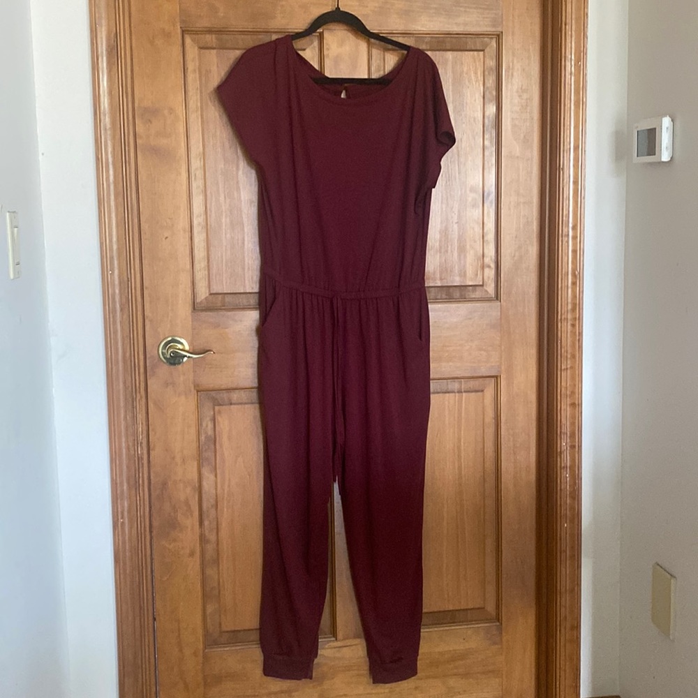 Maroon Jumpsuit
